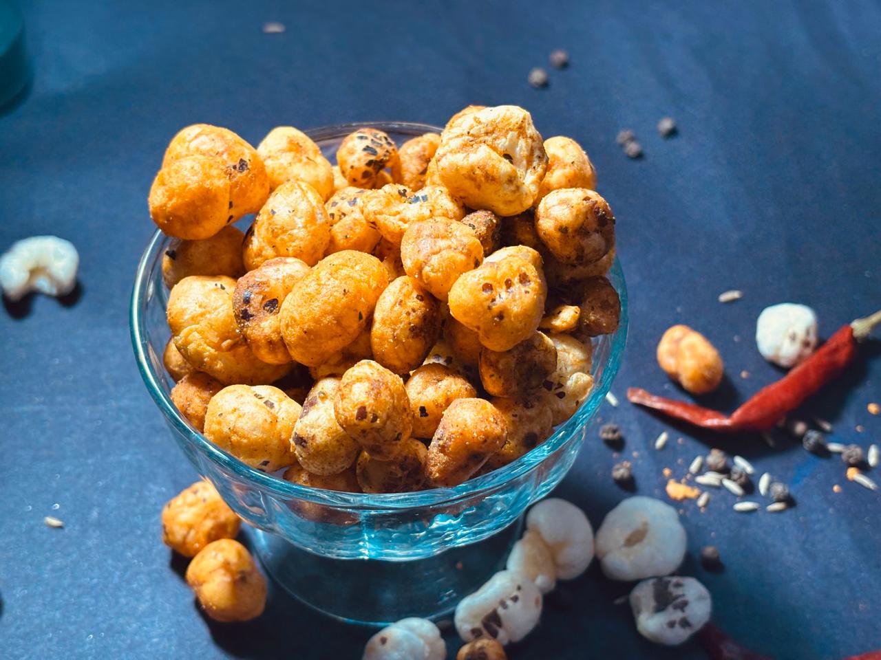 Mithila Chaska | Superfood Makhana Snack by SnickNSnacks (35g Pouch Pack) | Pack of 2