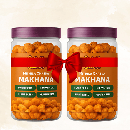 Mithila Chaska | Superfood Makhana Snack by SnickNSnacks (55g Jar Pack)